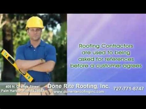 done rite roofing palm harbor florida